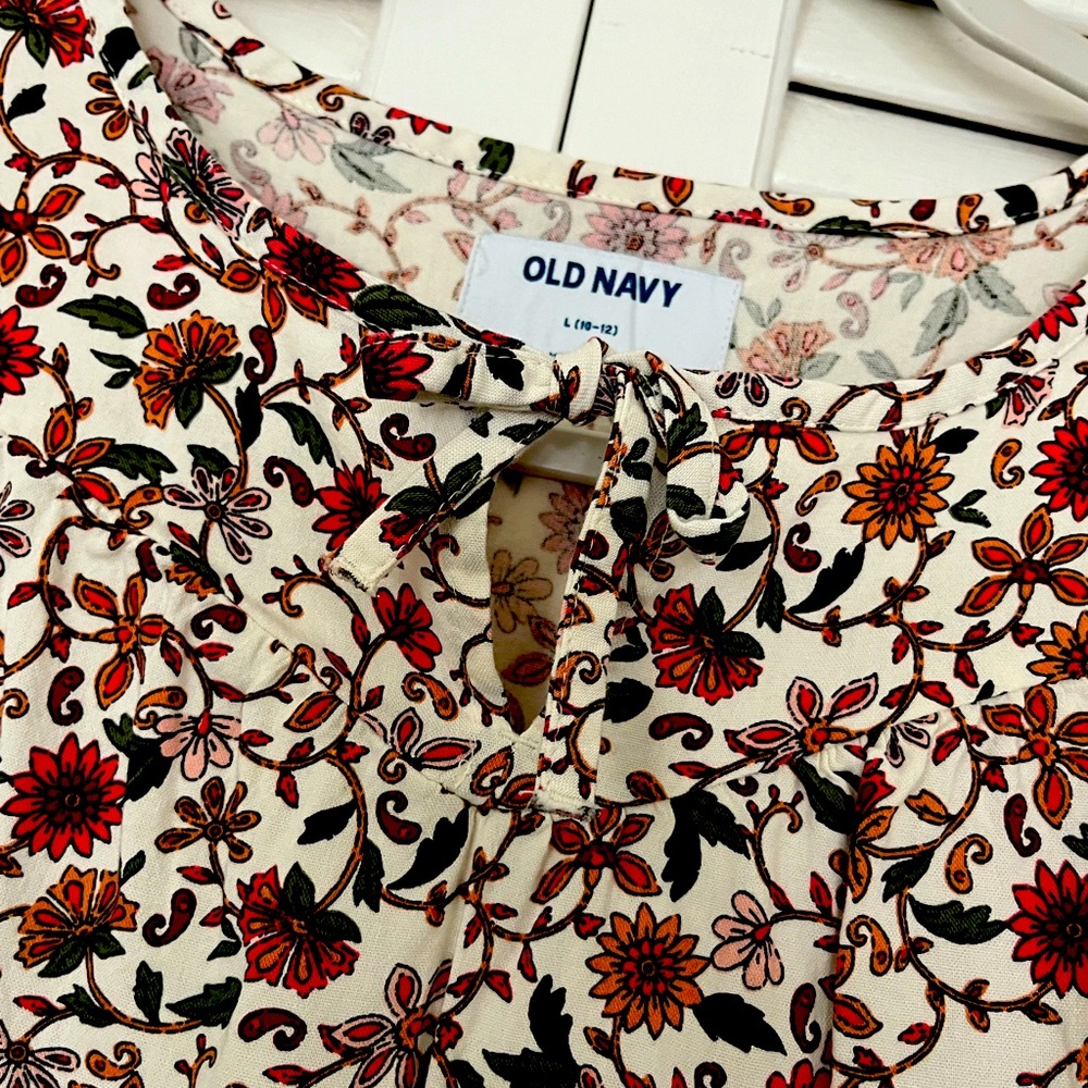Old navy girls dress floral